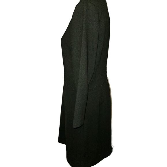 NWT! Banana Republic Black Scalloped Waist Sheath Dress Size 12 - Picture 6 of 15